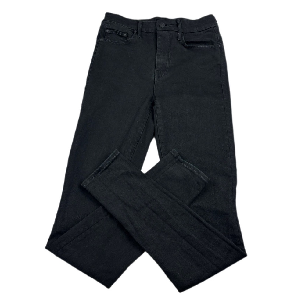 Mother High Waisted Looker Skimp Black Skinny Jeans Size 27